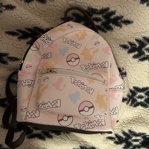 Pokemon Mini Bag - Pink and White
